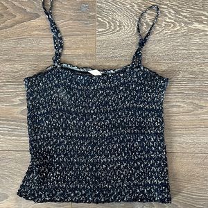 Brandy Melville smocked tank